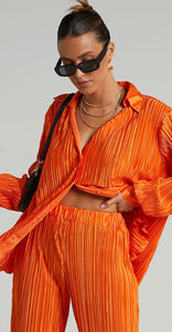 Beca Plisse Set (Orange)