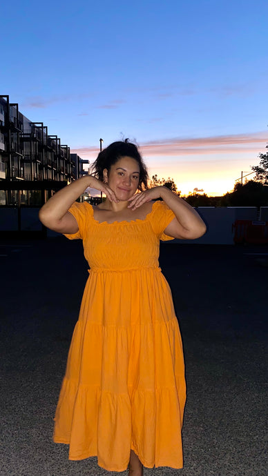Lexi Midi Puff Sleeve